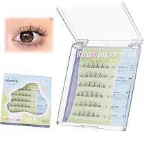 Amazon | KiraWink つけまつげ のり不要 部分つけまつげ のり付き
